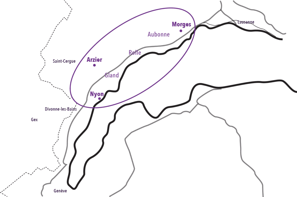 Carte de la zone de déplacement Charisma